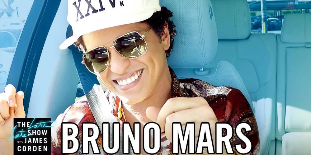 Bruno Mars Carpool Karaoke